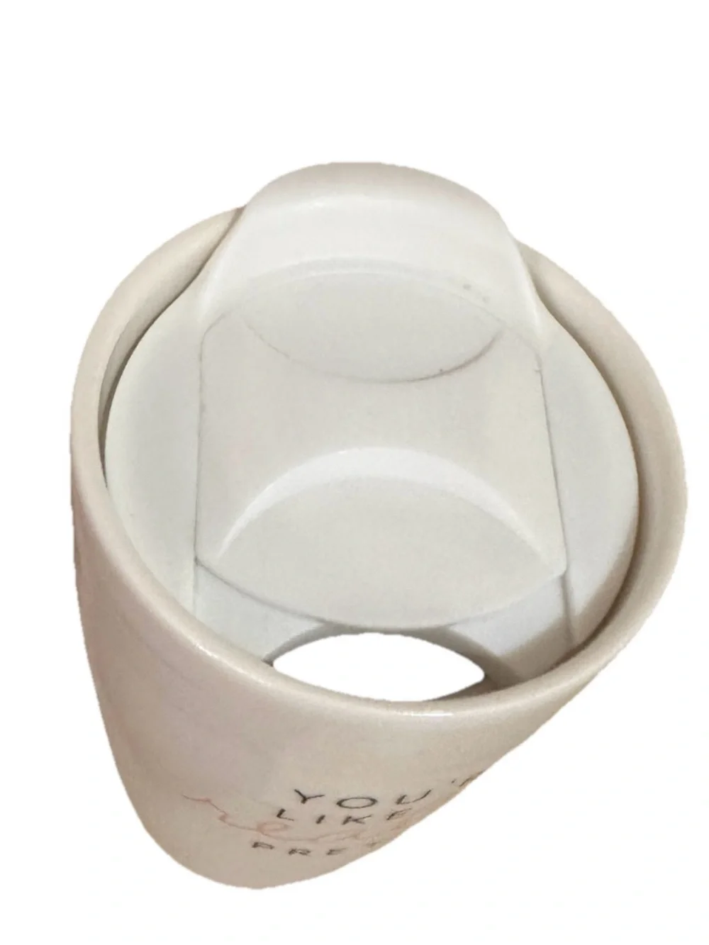 White Ceramic Tumbler – 'You're Like Really Pretty'